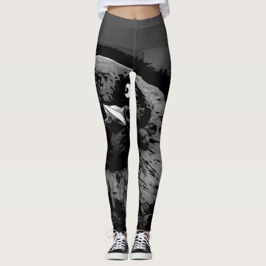 Vogelmodelle: Vogelarten 01-02 Leggings (Vorderseite)