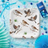 Vogelmotiv (Marokko) Pappteller (Party)