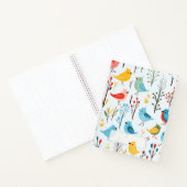 Vogelmuster 2 notizblock (Innenseite)