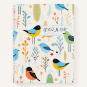 Vogelmuster 3 notizblock (Vorderseite)