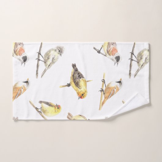 Vogelmuster Badhandtuch Set (Handtuch)