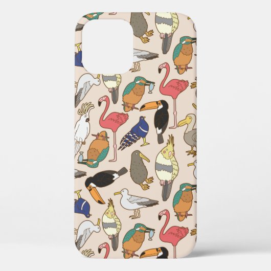 Vogelmuster Case-Mate iPhone Hülle (Rückseite)