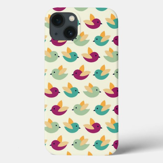 Vogelmuster Case-Mate iPhone Hülle (Rückseite)