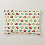 Vogelmuster Dekokissen (Rückseite)