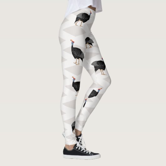 Vogelmuster der Guinea Leggings (Rechts)