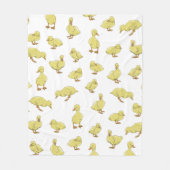 Vogelmuster Fleecedecke (Vorderseite)