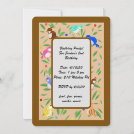 Vogelmuster Geburtstagseinladungen Einladung