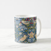 Vogelmuster im Jugendstil Kaffeetasse (VorderseiteRechts)