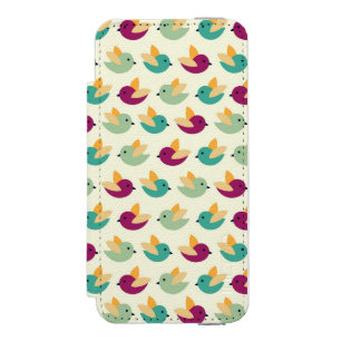 Vogelmuster Incipio Watson™ iPhone 5 Geldbörsen Hülle