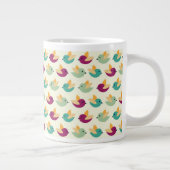 Vogelmuster Jumbo-Tasse (Rechts)