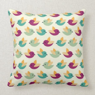 Vogelmuster Kissen