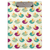 Vogelmuster Klemmbrett (Vorderseite)