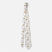 Vogelmuster Krawatte (Rückseite)