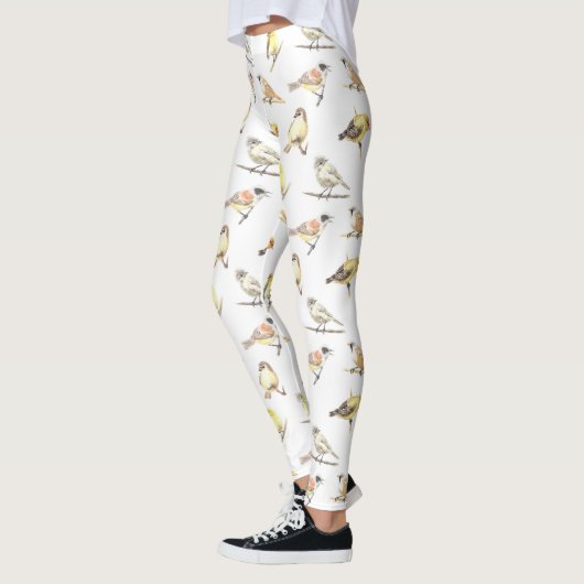Vogelmuster Leggings (Links)