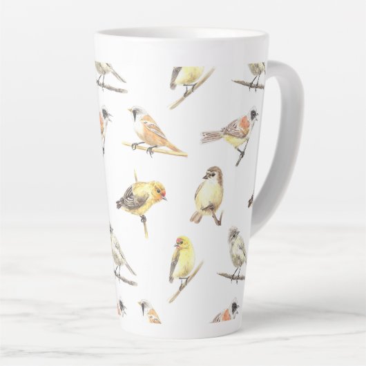 Vogelmuster Milchtasse (Rechte Ecke)