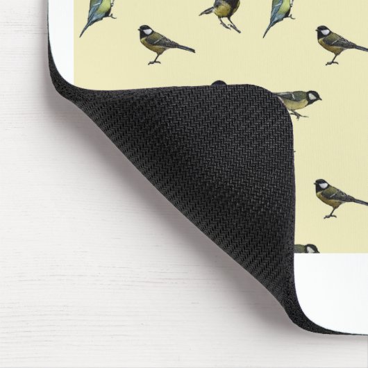 Vogelmuster Mousepad (Ecke)
