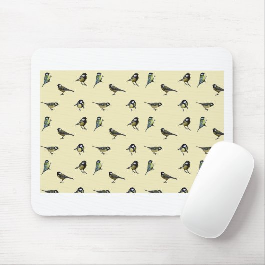Vogelmuster Mousepad (Mit Mouse)