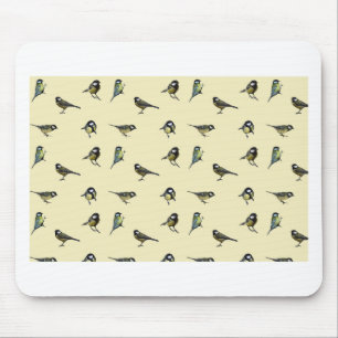 Vogelmuster Mousepad