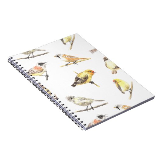 Vogelmuster Notizblock (Rechte Seite)