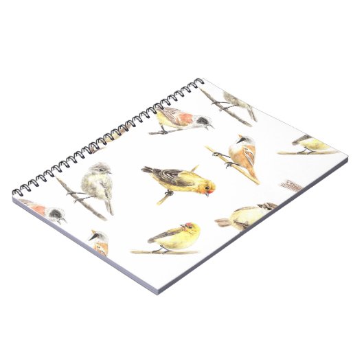 Vogelmuster Notizblock (Linke Seite)