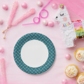 Vogelmuster Pappteller (Party)