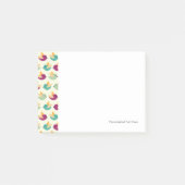 Vogelmuster Post-it Klebezettel (Vorderseite)