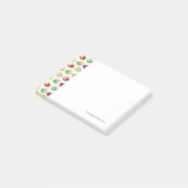 Vogelmuster Post-it Klebezettel (angewinkelt)