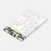 Vogelmuster Post-it Klebezettel (angewinkelt)