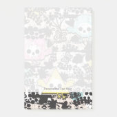 Vogelmuster Post-it Klebezettel (Vorderseite)