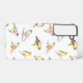 Vogelmuster Samsung Galaxy Hülle (Rückseite (Horizontal))