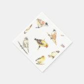 Vogelmuster Serviette (Ecke)