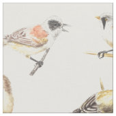 Vogelmuster Stoff (Nahaufnahme)