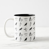 Vogelmuster Tasse (Links)