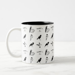 Vogelmuster Tasse