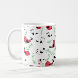 Vogelmuster-Tasse, niedliche Tasse