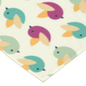 Vogelmuster Tischdecke (Schrägansicht)