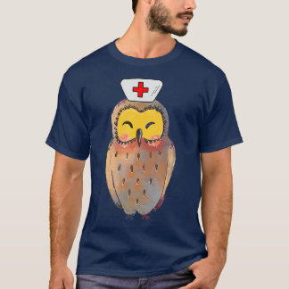 Vogelnachtverschiebung Krankenpflege Krankenpflege T-Shirt