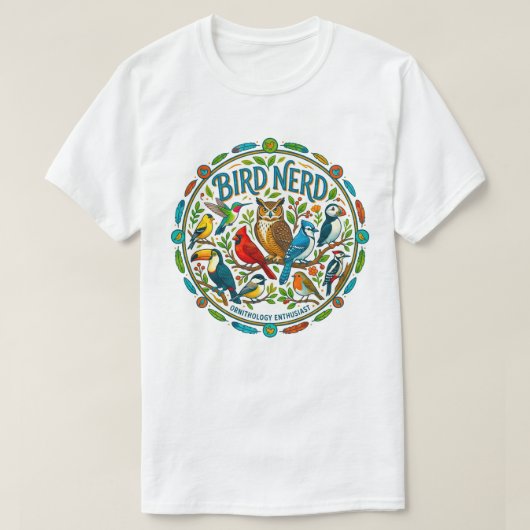 Vogelnerd-Logo T-Shirt (Design vorne)