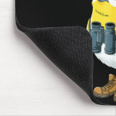 Vogelnerd lustiger Vogelbeobachter Vogelbeobachtun Mousepad (Ecke)