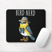 Vogelnerd lustiger Vogelbeobachter Vogelbeobachtun Mousepad (Mit Mouse)