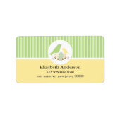 Vogelnest Adressaufkleber (Vorne)