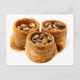 Vogelnest Baklava Postkarte