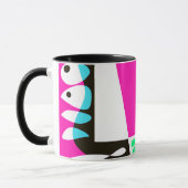 Vogelnest - Fuchsia White Tasse (Links)