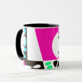 Vogelnest - Fuchsia White Tasse (Vorderseite Links)