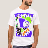 Vogelnest - Indigoweiß T-Shirt (Vorderseite)