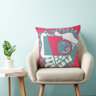 Vogelnest - Krimson Gray Kissen