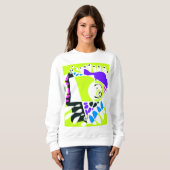 Vogelnest - Limettenweißer T - Shirt (Vorne ganz)