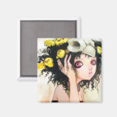 Vogelnest-Magnet Magnet (Vorderseite/Rückseite)