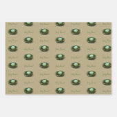 Vogelnest mit blau geflecktem Ei 3 Benutzerdefinie Geschenkpapier Set (Vorderseite 2)