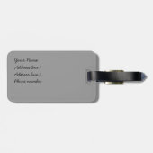 Vogelnest mit Eiern Gepäckanhänger (Rückseite horizontal)